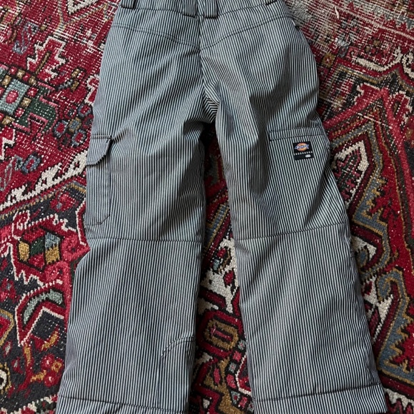 New 686 Dickies Double Knee Stripes Insulated Junior Ski Snowboard Snow Pants - Picture 2 of 5